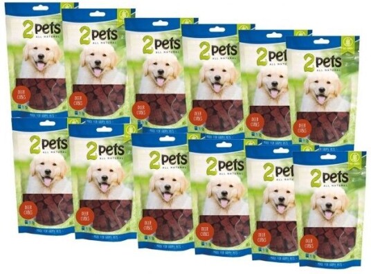 2Pets Cubes med Hjort 12x 100 g