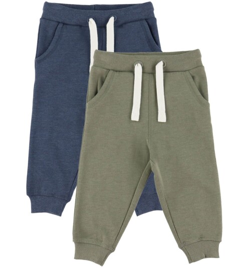 Minymo Joggebukse 2-Pack i Multi/Mønstret for Barn - Størrelse 104