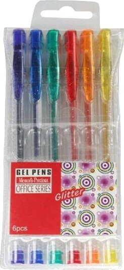 Titanum Glittergelpenner 6-Pk Titanum Glittergelpenner 6-Pk