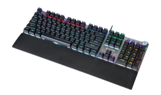 iBOX AURORA K-3 - keyboard - QWERTY - black silver (US International Layout) - Tastatur - Engelsk - Sølv iBOX AURORA K-3 - keyboard - QWERTY - black silver (US International Layout) - Tastatur - Engelsk - Sølv