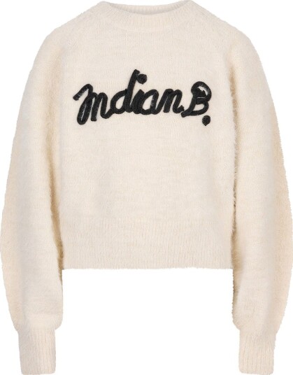 Indisk Blue Jeans Genser Strikk Sandshell Indian Blue Jeans 10 år 140 Genser Beige