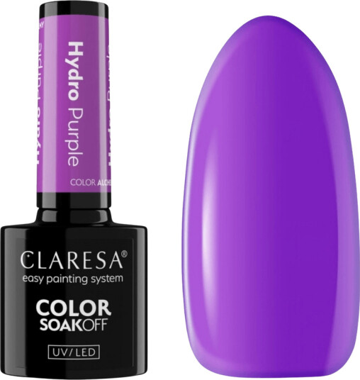 Claresa Hybrid Soak Off Nail Polish Alchemy Hydro Purple 5ml Claresa Hybrid Soak Off Nail Polish Alchemy Hydro Purple 5ml