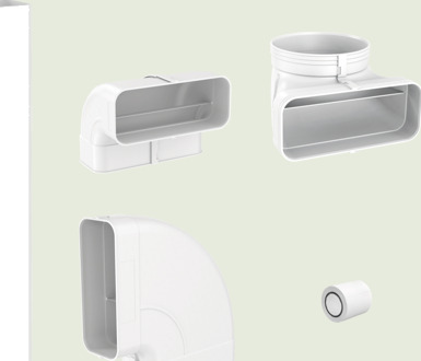 Miele Dfks-r Flat Ducting Set Tilbehør Til Ventilatorer