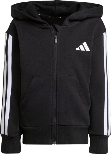 Adidas Sport Performance Hettegenser LK 3S FL FZ HD Svart Adidas Sport Performance Hettegenser LK 3S FL FZ HD Svart