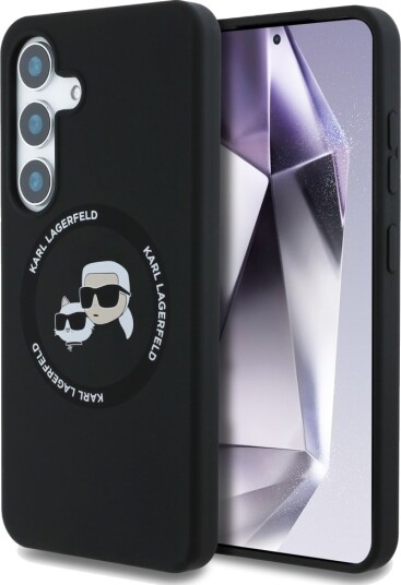 Karl Lagerfeld MagSafe Silikondeksel til Samsung Galaxy S25 Plus - Svart