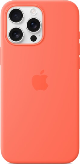 Apple iPhone 16 Pro Max Silikondeksel med MagSafe - Tangerine Apple iPhone 16 Pro Max Silikondeksel med MagSafe - Tangerine