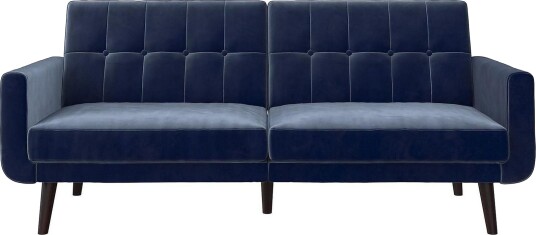 Nola 3 seters Sovesofa Fløyel/Blå Dorel Home