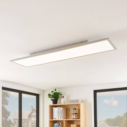 Lindby Stenley LED-panel, 4 000 K, 119 cm x 29 cm