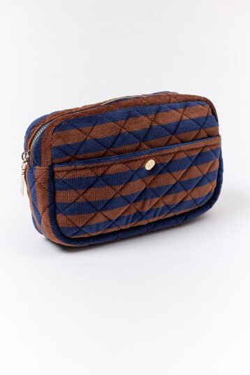 Beauty Bag Medium Blues & Stripe Medium Beauty Bag Medium Blues & Stripe Medium