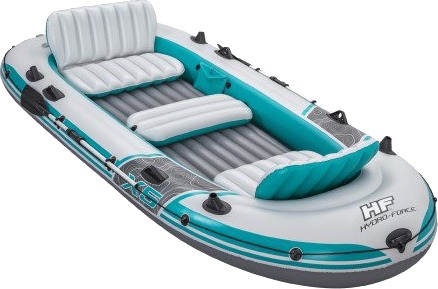 Oppblåsbar Gummibåt Hydro-Force Adventure Elite X5 65159 364x166cm 5 pers Oppblåsbar Gummibåt Hydro-Force Adventure Elite X5 65159 364x166cm 5 pers