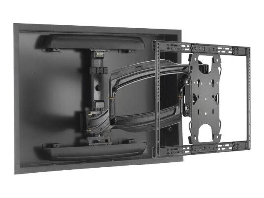 Chief Thinstall Large Dual Arm Wall Mount - For Displays 42-75" - Black brakett - full bevegelse - for flatpanel - svart