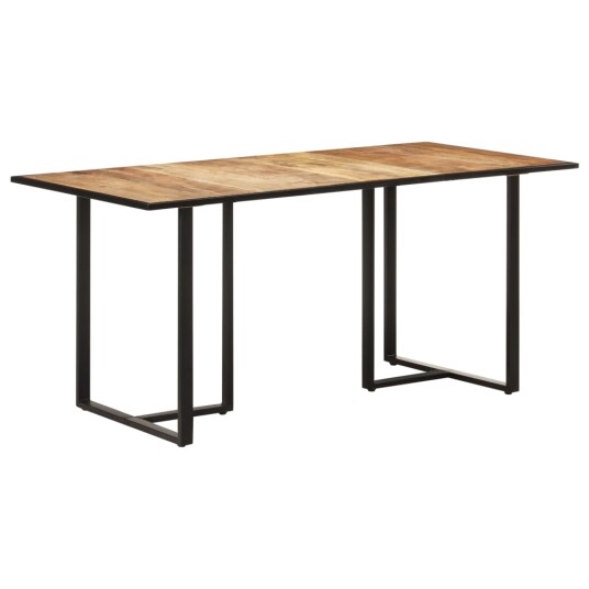 vidaXL Spisebord 160 cm grovt mangotre vidaXL Spisebord 160 cm grovt mangotre
