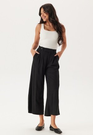 Happy Holly Linen Pants Black 32/34