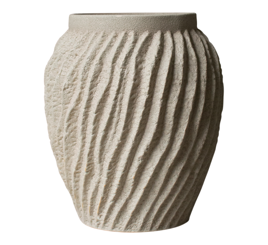 DBKD Raw vase 29 cm Sandy dust