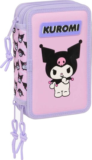 Hello Kitty Kuromi  Fylt Trippelpennal 37 Deler Lilla/Rosa