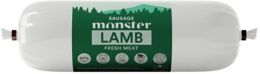 Monster Pet Food Lam Pølse 400 g - Våt Hundefôr til Hund Monster Pet Food Lam Pølse 400 g - Våt Hundefôr til Hund