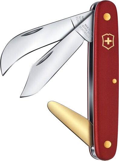 Victorinox Garden lommekniv 3 funksjoner rød Victorinox Garden lommekniv 3 funksjoner rød