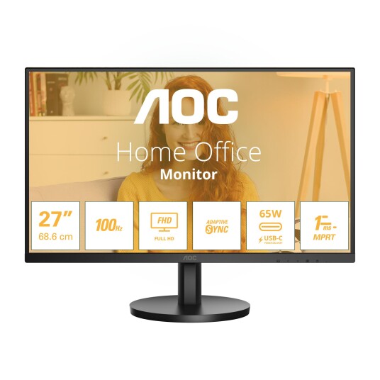 AOC 27" Buet Gaming PC-skjerm 144Hz Full HD 1920x1080 Svart AOC 27" Buet Gaming PC-skjerm 144Hz Full HD 1920x1080 Svart