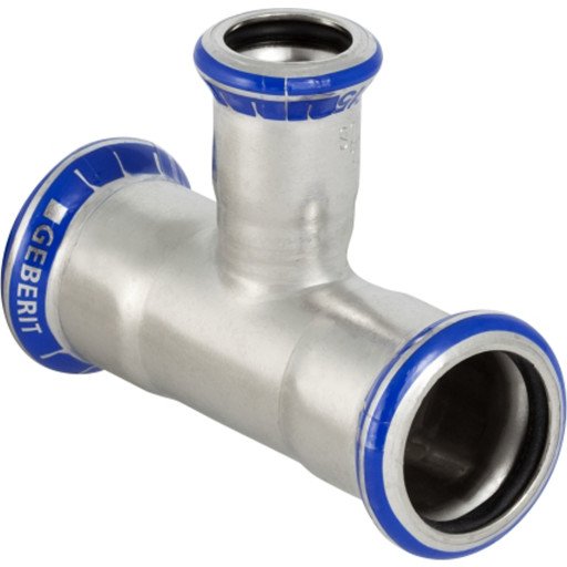 Geberit Vann T-stykke 54 mm i Rustfritt Stål