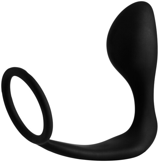 Sinful Penisring med Prostatastimulator       - Svart