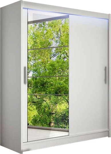 Westa Garderob 150x58x200 cm - Hvit