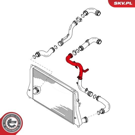 ESEN SKV 24SKV045 Ladeluftslange