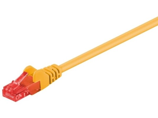 Goobay Cat 6 Koblingskabel U/Utp Gul - Kabellengde 25 M