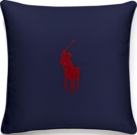 Ralph Lauren Home Rlpony Cushion Cover Blue 50X50CM Ralph Lauren Home Rlpony Cushion Cover Blue 50X50CM