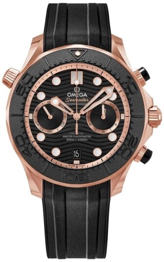 Omega Herreklokke 210.62.44.51.01.001 Seamaster Diver 300M Sort/Gummi