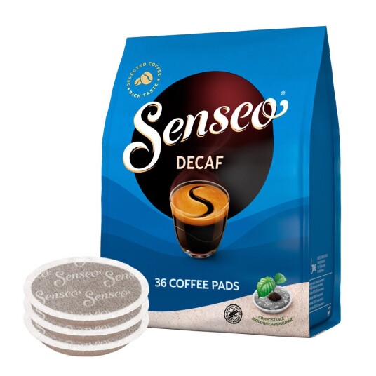 Senseo Koffeinfri (medium kopp) til Senseo. 36 puter Senseo Koffeinfri (medium kopp) til Senseo. 36 puter