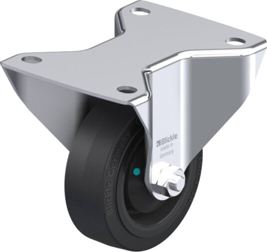 Blickle 851396 Bk-Poev 100Kad-3 Faste Hjul Styrerulle Hjuldiameter: 100 Mm Bæreevne (Maks.): 200 Kg 1 Stk