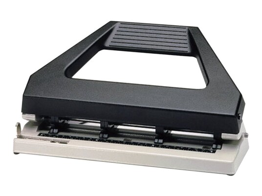 Rexel V430 - Hullstanser - Robust - 30 Ark - 4 Hull - Presstøpt Aluminiium - Svart