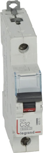 Legrand 10 stk DX3 MCB automatsikring B32 1P 1M 6/10kA