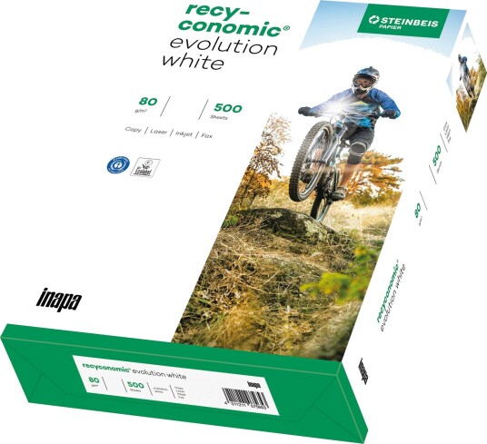 Inapa-tecno Recyconomic Evolution Kopipapir A3 80 g/M² 500 Ark Inapa-tecno Recyconomic Evolution Kopipapir A3 80 g/M² 500 Ark