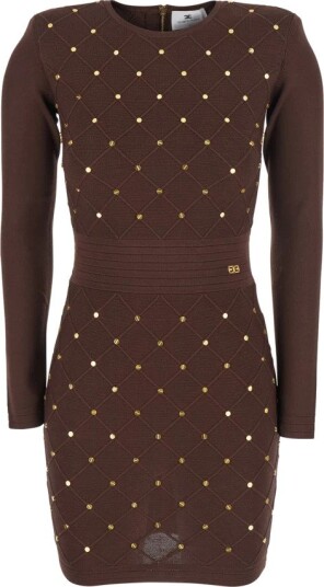 Elisabetta Franchi Dame Kjoler Brun L,