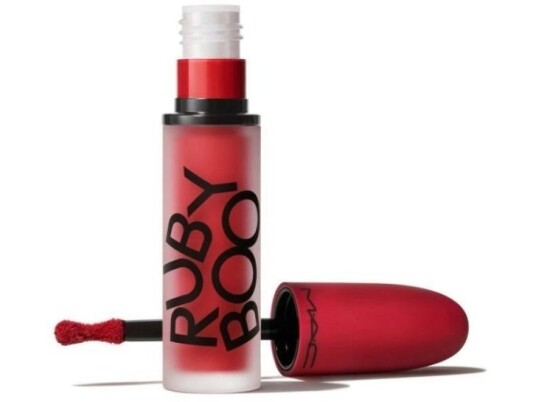 Mac Mac Powder Kiss Matte Liquid Lipstick Ruby Boo Red 5 Ml