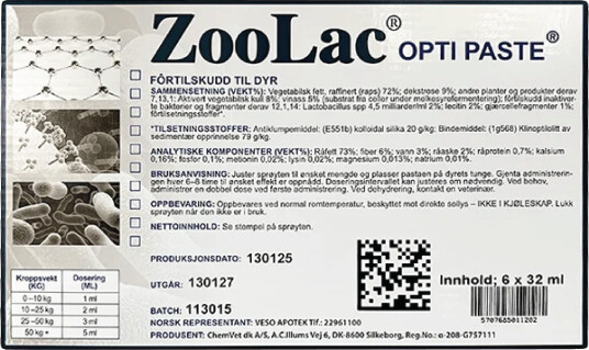 Zoolac Opti Paste 6X32 ml Zoolac Opti Paste 6X32 ml