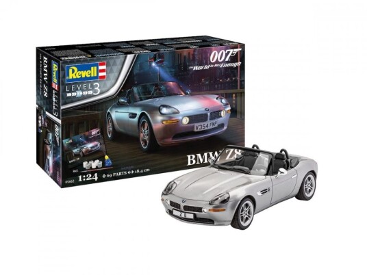 Revell Startsett 1/24 BMW Z8 - James Bond 007 The World Is Not Enough