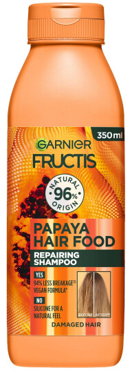 Garnier Fructis Hair Food Papaya 350ml Reparasjonssjampo for Skadet Hår