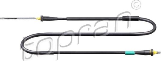 TOPRAN 631 768 Tautrekk håndbremse