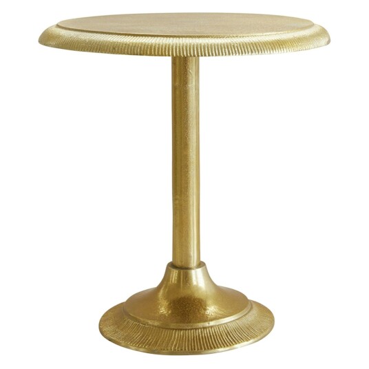 Rice Rundt Sidebord Gull 41 cm