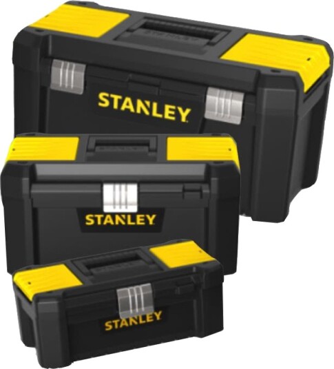 Stanley essential verktøykasse med metallhengsler Stanley essential verktøykasse med metallhengsler