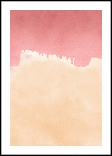 PEACHY PINK SKIES Plakat Plakat / 70x100cm