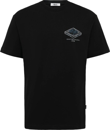 Replay T Shirt Relaxed   Black   M