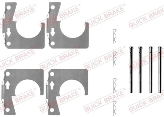 Tilbehørsett, skivebremse belegg QUICK BRAKE 109-0914