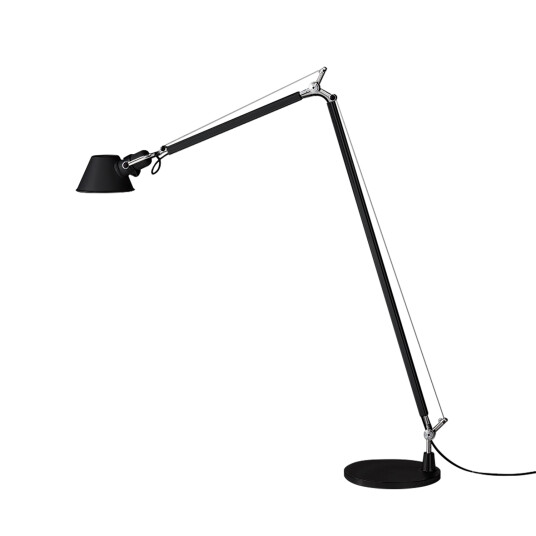 Artemide Tolomeo lese-/gulvlampe sort