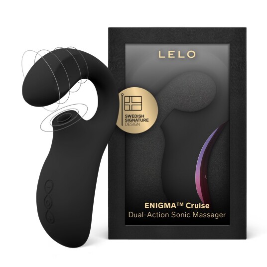 Lelo Enigma Cruise Dual Stimulation Sonic Massager - Svart Lelo Enigma Cruise Dual Stimulation Sonic Massager - Svart