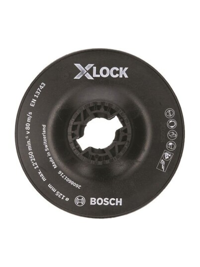 Bosch X-LOCK 125 mm Hard Slipeskive for Elektroverktøy
