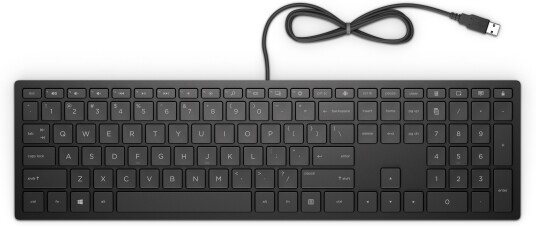 HP Pavilion 300 Kablet Tastatur med USB-tilkobling - Mekanisk, Fullstørrelse, Svart HP Pavilion 300 Kablet Tastatur med USB-tilkobling - Mekanisk, Fullstørrelse, Svart