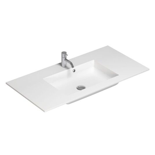 Dansani Calidris Shape Kompositt Servant D50 Måltilpasset Hvit Matt / 100cm